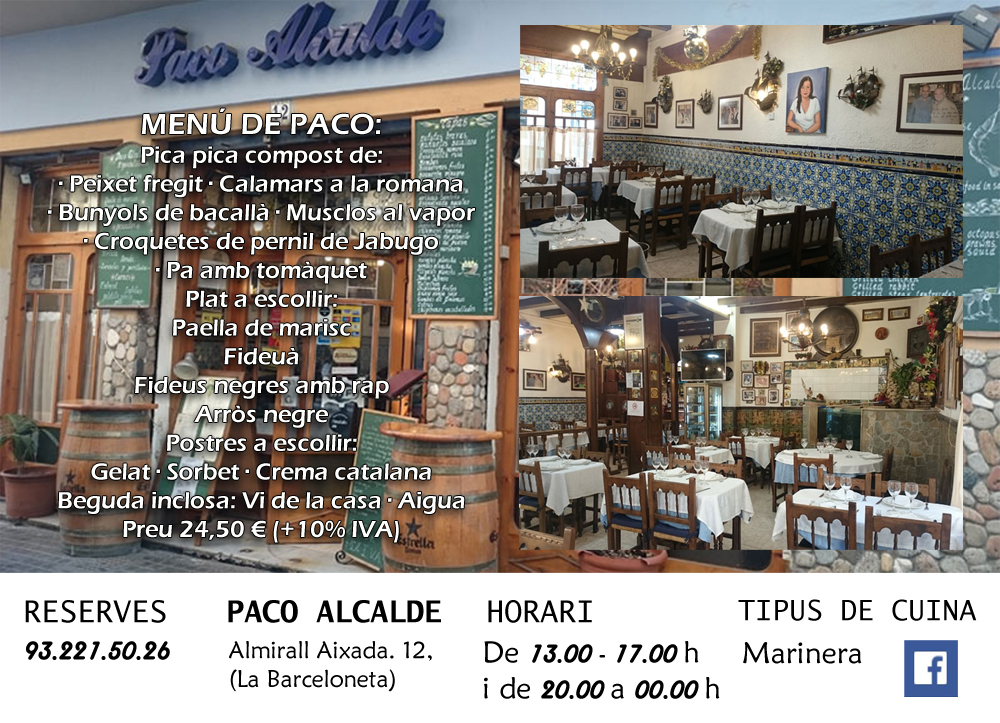 Restaurant Paco Alcalde